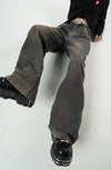 Rust High-Rise Denim