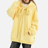 Strap Velvet Casual Hood Sweatshirt