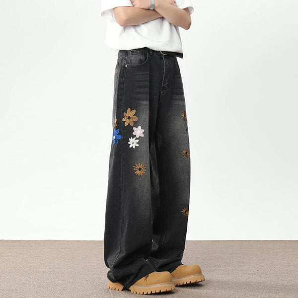 Handsome Stitched Bell Leg Denim