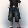 Heritage Worn Aesthetic Faded Denim Jeans