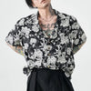 Monochrome Aloha Vacation Short Shirt