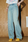 Botanical Print Urban Beat Classic Leg Denim