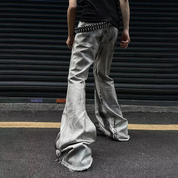 Colorful Ombre Bell Denim alternatif görünüm