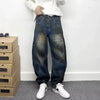 Sleek Classic Graphic Painted Rebel Relaxed Denim
