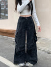 2000s Black Cyber Utility Denim