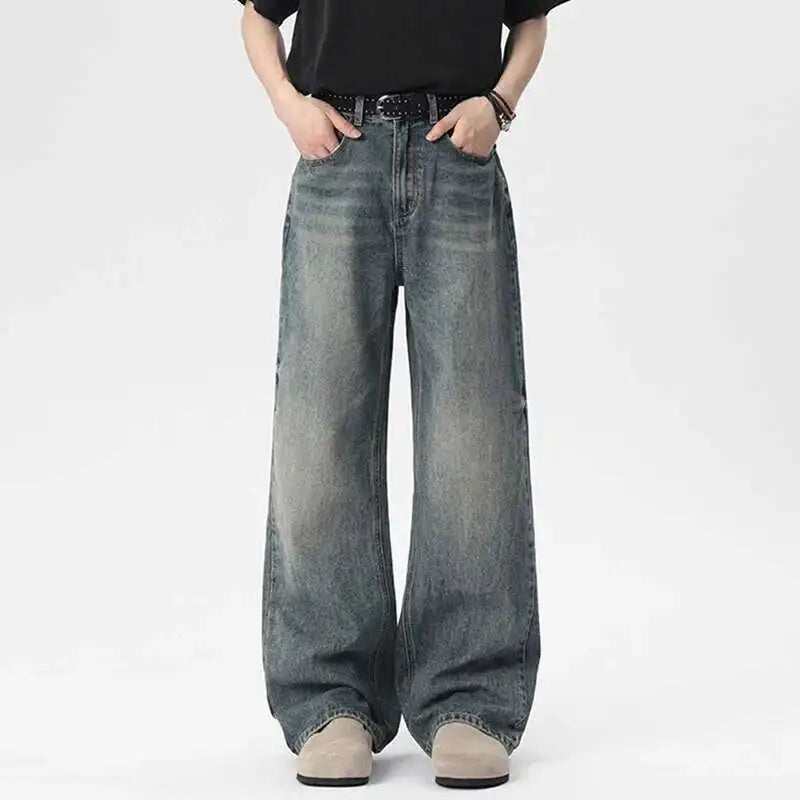 Western High Street Style Whisker Denim