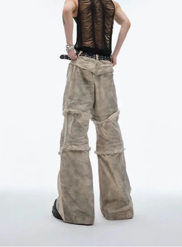 Heritage Western Style Zipper Denim alternatif görünüm