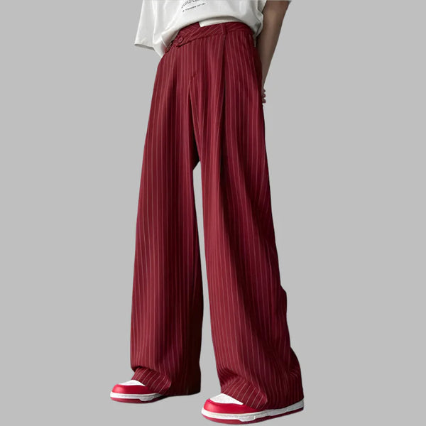 Seoul High-Rise Stripe Trousers alternatif görünüm