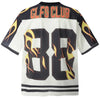 Concrete-Jungle Fire-Burst Illustrated Mesh Jersey Sport T-Shirt