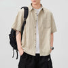 Breezy Solid Comfortable Summer Button Top