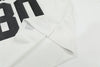 Patchwork V Yaka Tişört, detay görünüm — Navra Wear