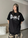 Retro-Faded Constellation Kpop Short Sleeve T-Shirt