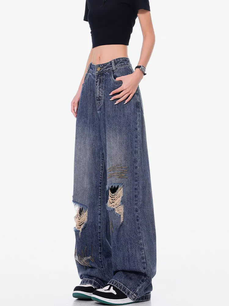 Women Sleek Heritage Urban Beat Torn Denim