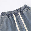 Laid-Back Cinch Denim Shorts