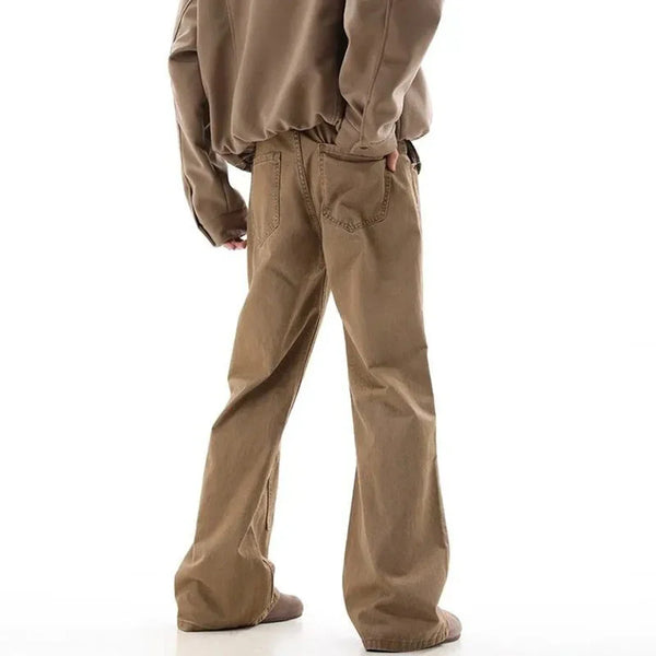 Durable Utility Pocket Bell Leg Denim alternatif görünüm