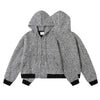 Y2K Fermuarlı Sweatshirt, önden görünüm — Navra Wear