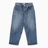 Red Classic Rinse Drawstring Tapered Denim