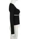 Deep Trim Lace Bandage Cute T-Shirt