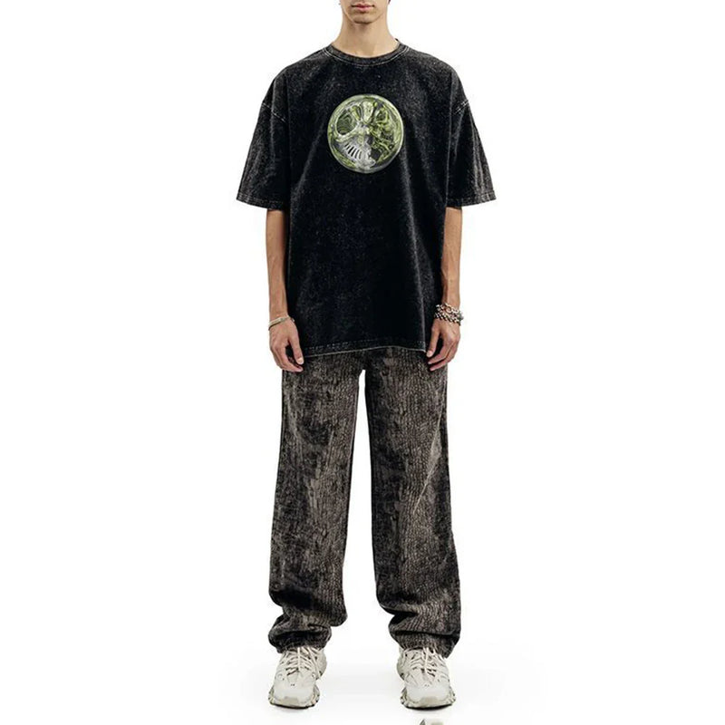 Archive Patterned Short-Sleeved Cotton T-Shirt