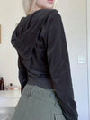 2000s Crystal Heart Zip-Up Sweatshirt