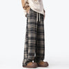 Heritage Plaid Wide-Leg Trousers