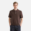 Curated Lapel Collar Heritage Collar-Knit T-Shirt