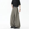 Heavy-Duty Oversized Tan Field Wide Leg Jeans