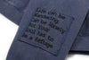 Patchwork Sweatshirt, arka görünüm — Navra Wear