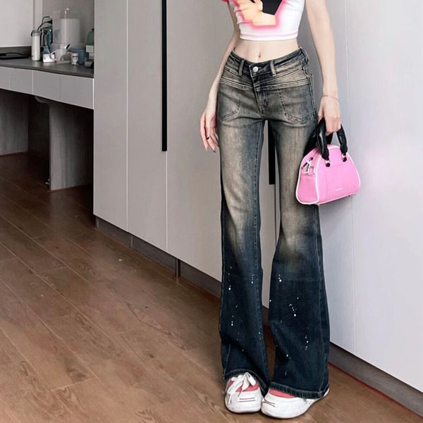 Spicy Girl Style Low Waisted Classic Denim alternatif görünüm