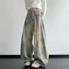 İspanyol Paça Batik Desenli Jean Pantolon, kombin görünüm — Navra Wear