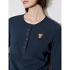 Knitted Squirrel Stitch-Craft Long Sleeve T-Shirt