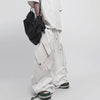 Faded Detail Stretch Waist Street Pants