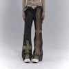 Gothing Mosaic X-Stitch Design High-Rise Denim