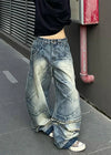 Metro Blue Goth Relaxed Denim