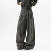 Seam Splice Suit Wide-Leg