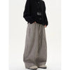 Wide Leg Çizgili Pantolon, yakın çekim — Navra Wear