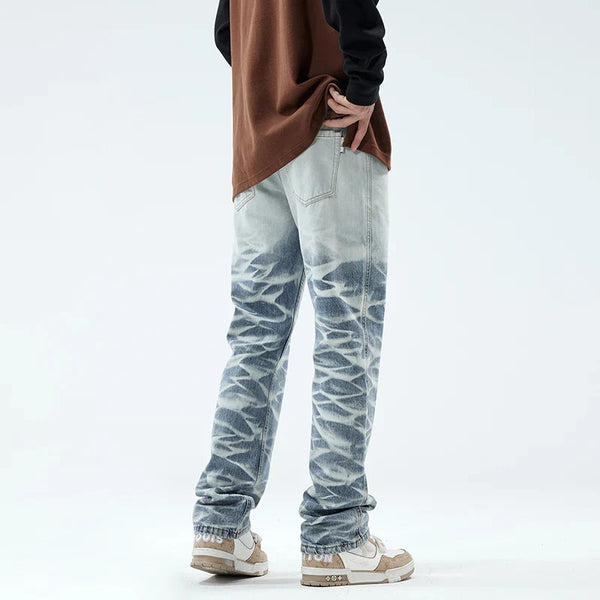 Rugged Look Ombre Blue Relaxed Classic Denim alternatif görünüm