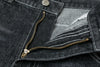 Y2K Yıkanmış Baggy Jean Şort, arka görünüm — Navra Wear