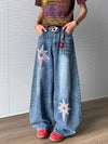 Stellar Stitchwork Relaxed Stacked Urban Beat Denim