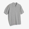 High-End Knitted Placket-Neck Business Off-Duty T-Shirt