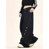 Insulated 90s Style High-Rise Bell Leg Denim