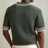 Mens Open-Weave Knit Stylish Top