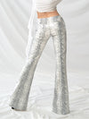 Color Splice High-Rise Wide-Leg