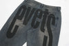 Classic High Street Double-Sided Printed Denim