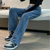 High-Rise Straight Denim