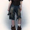 Heritage Worn Aesthetic Faded Denim Jeans