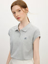 Women Youthful Heat-Wave Sporty Linen Blend T-Shirt