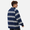 Stripe Drop Half-Zip Sweatshirt