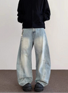 Blue Summer Sleek High-Rise Relaxed Denim