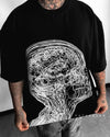 Rebel-Cut Hip Hop Obsidian Easy-Fit Short Sleeve T-Shirt
